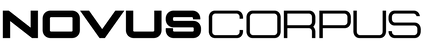 Novus Corpus yatay siyah logo
