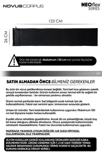 Novus Corpus Neoflex termal bel korsesi ölçüleri ve kullanım bilgileri