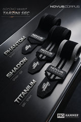 Novus Corpus Hammer diz sargılarının Phantom, Shadow ve Titanium renkleri